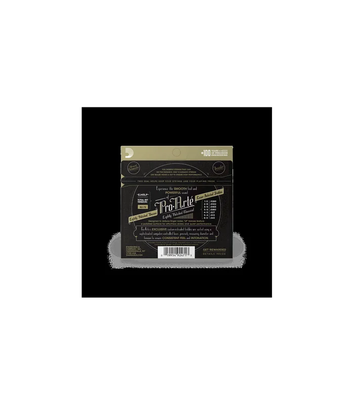 Jeu de Cordes pour Guitare Classique D’Addario EJ45LP Pro-Arté Lightly Polished Composite, Normal Tension – Image 3