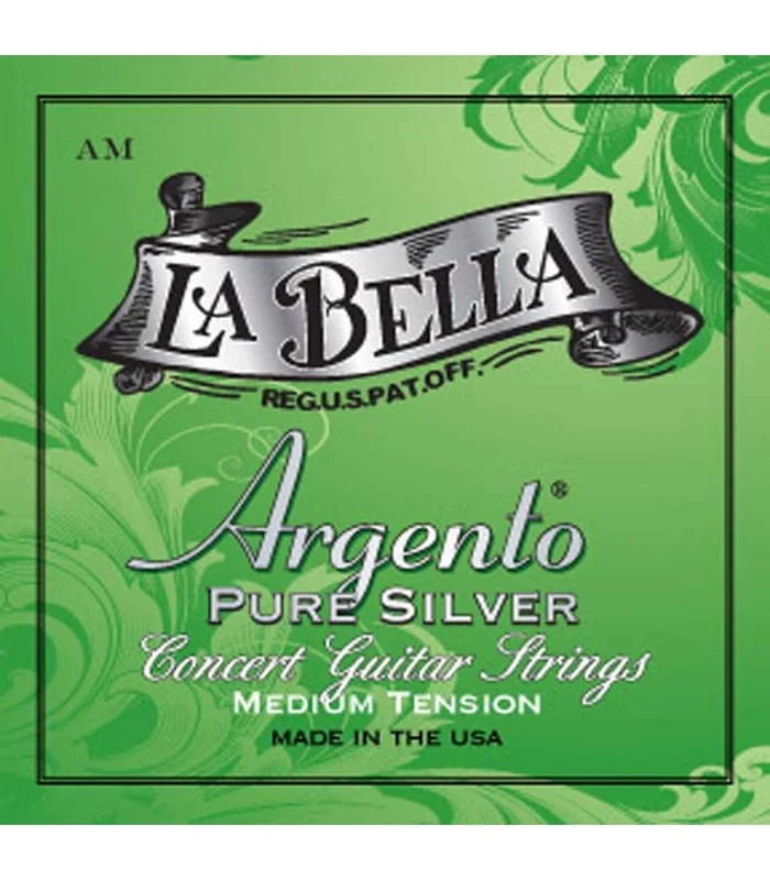 Jeu de Cordes pour Guitare Classique LA BELLA ARGENTO MEDIUM
