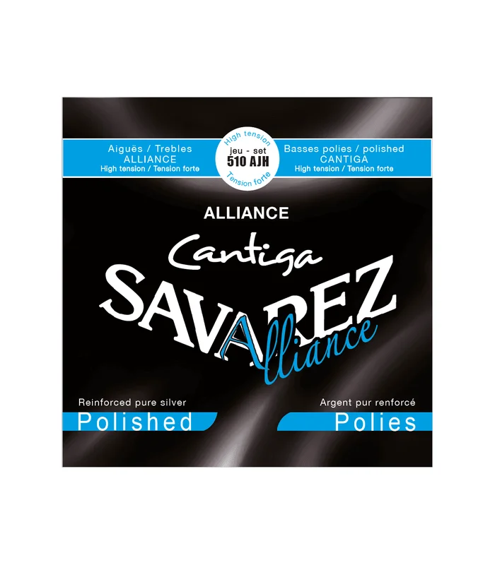 Jeu de Cordes pour Guitare Classique SAVAREZ 510AJH – Bleu Tirant Fort