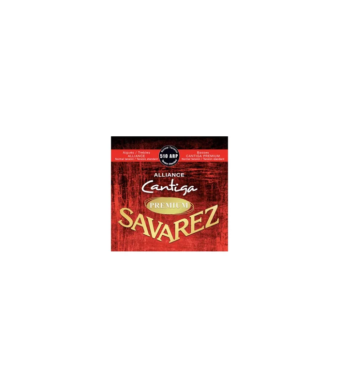 Jeu de Cordes pour Guitare Classique SAVAREZ 510ARP – Rouge Tirant Normal
