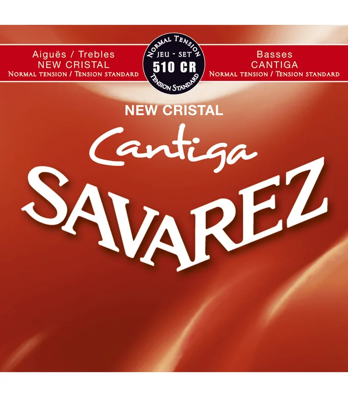 Jeu de Cordes pour Guitare Classique SAVAREZ 510CR – Rouge Tirant Normal