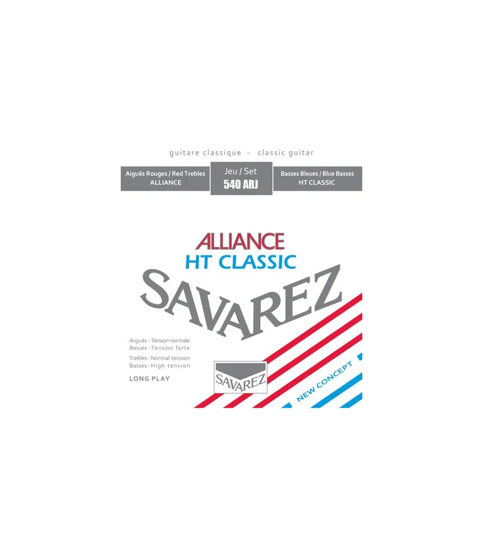 Jeu de Cordes pour Guitare Classique SAVAREZ 540ARJ – Tirant Mixte