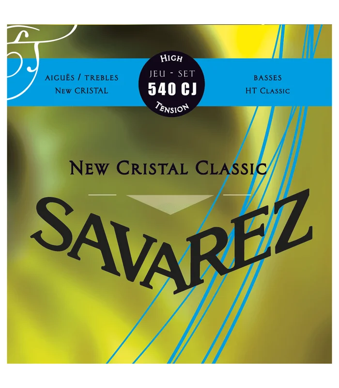 Jeu de Cordes pour Guitare Classique SAVAREZ 540CJ – Bleu Tirant Fort