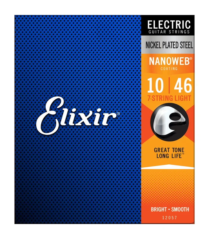 Jeu de Cordes pour Guitare Electrique 12057 7 cordes Light 10-13-17-26-36-46-56 – Image 2