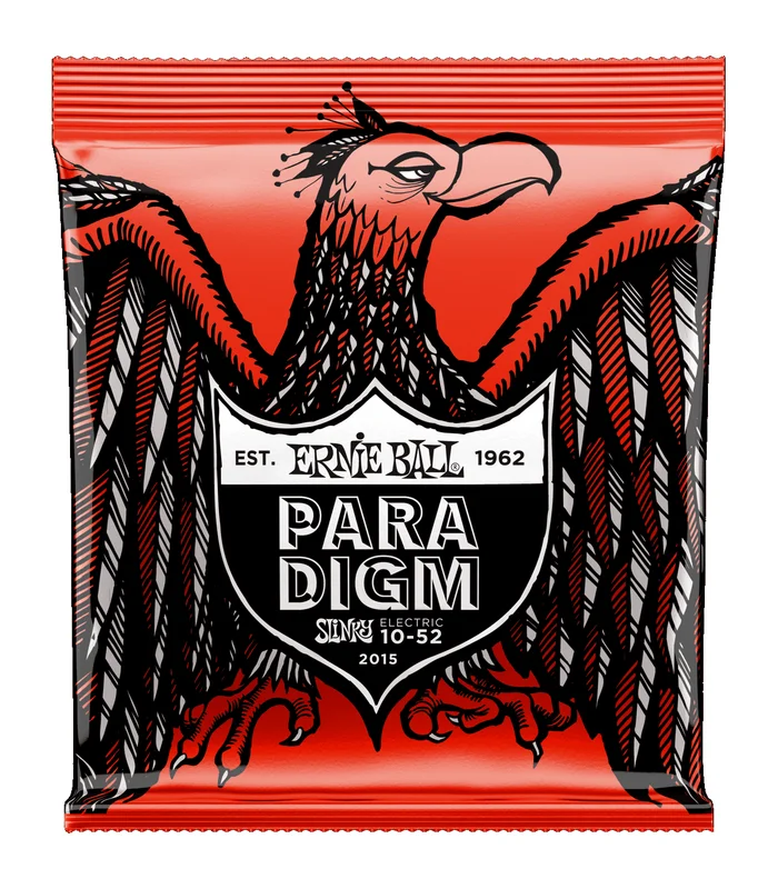 Jeu de Cordes pour Guitare Electrique Ernie Ball 2015 Skinny top heavy bottom 10-13-17-30-42-52