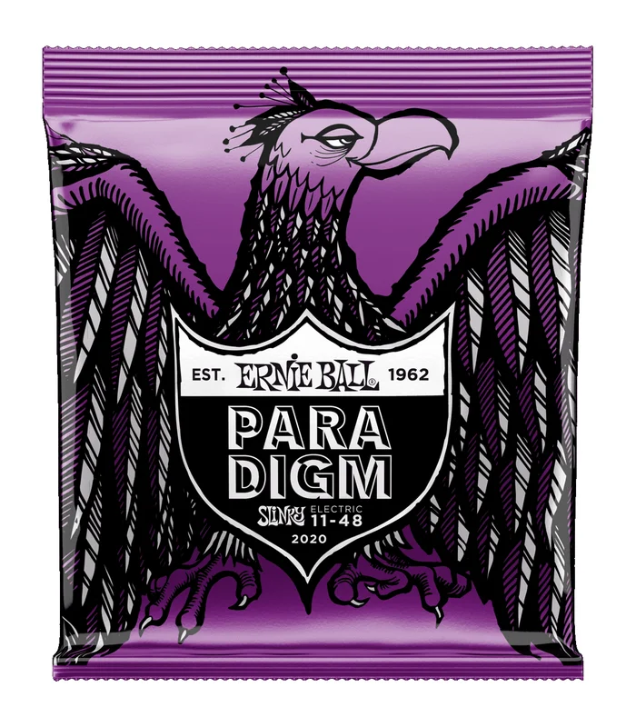 Jeu de Cordes pour Guitare Electrique Ernie Ball 2020 Power slinky 11-14-18p-28-38-48