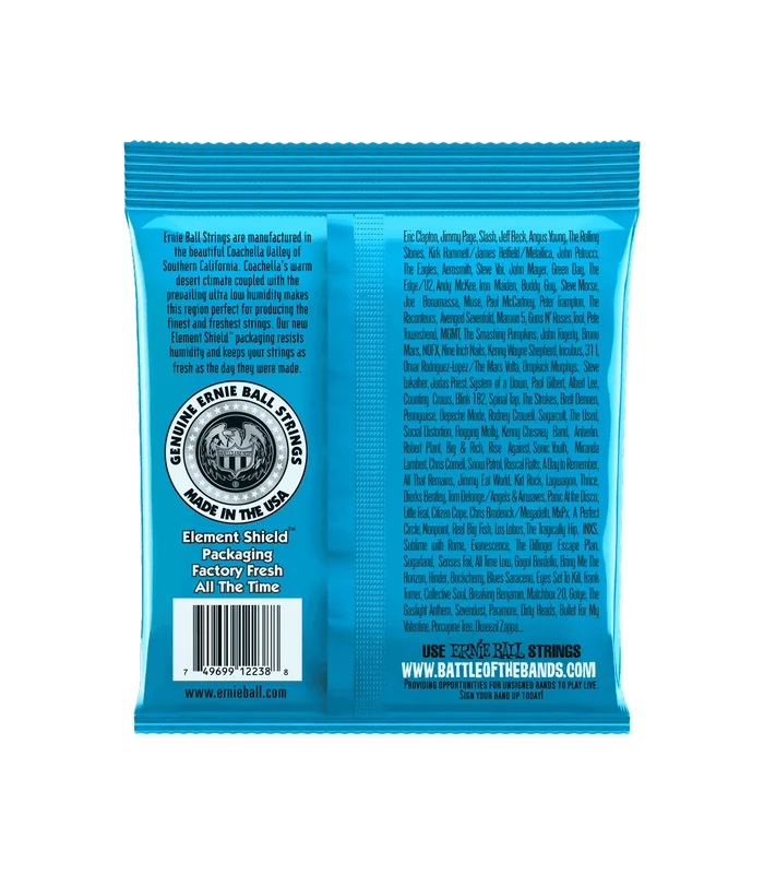 Jeu de Cordes pour Guitare Electrique Ernie Ball 2238 Extra slinky 08-11-14-22w-30-38 – Image 2