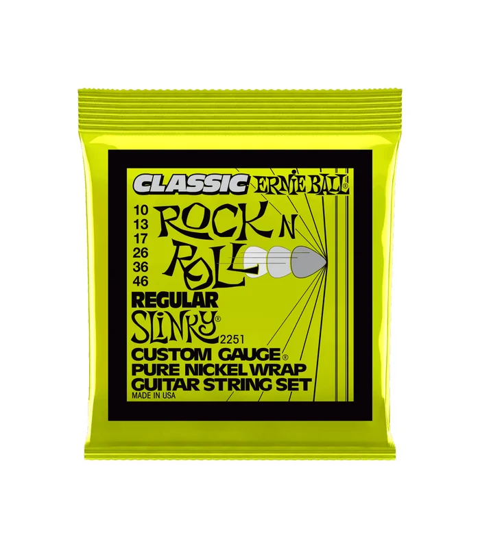 Jeu de Cordes pour Guitare Electrique Ernie Ball 2251 Regular slinky 10-13-17-26-36-46