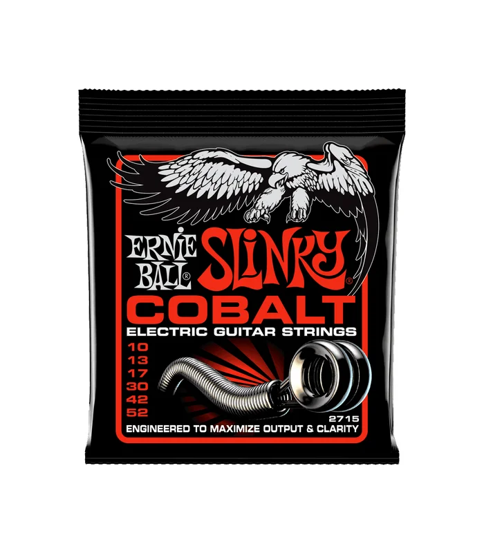 Jeu de Cordes pour Guitare Electrique Ernie Ball 2715 Skinny top heavy bottom 10-13-17-30-42-52
