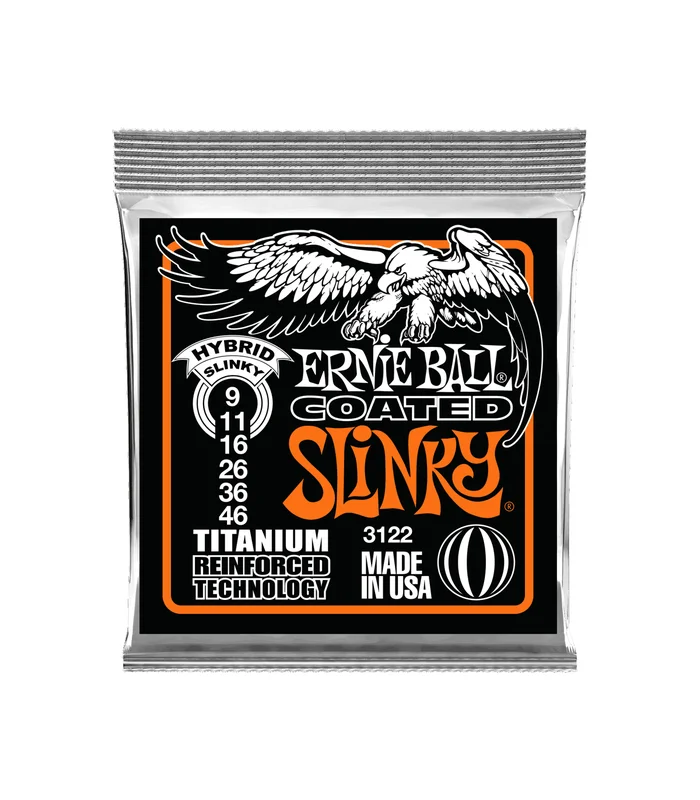Jeu de Cordes pour Guitare Electrique Ernie Ball 3122 Hybrid slinky 09-11-16-26-36-46