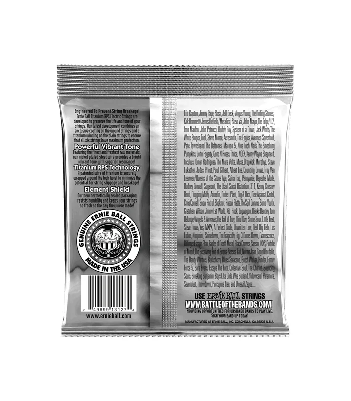 Jeu de Cordes pour Guitare Electrique Ernie Ball 3127 Beefy slinky 11-15-22p-30-42-54 – Image 2