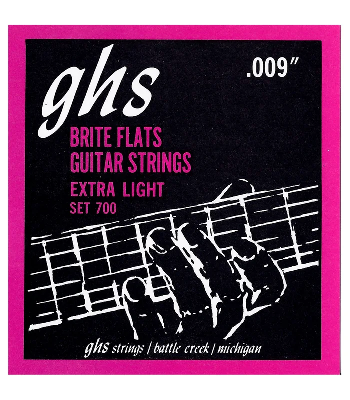Jeu de Cordes pour Guitare Electrique GHS 700 – Extra Light 09-12-15-22-32-42