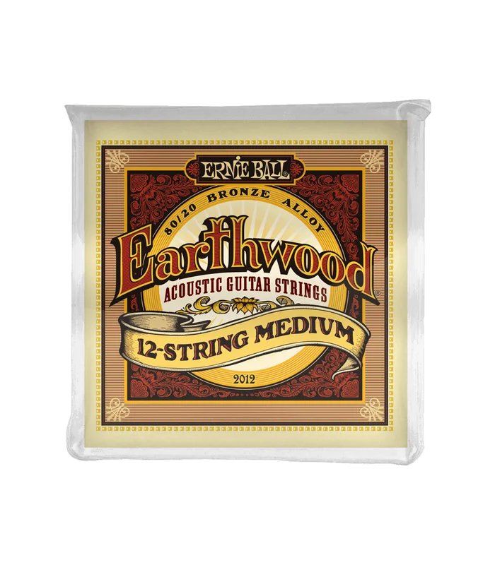 Jeu de Cordes pour Guitare Folk Ernie Ball 2012 Medium 12 cordes 11-52