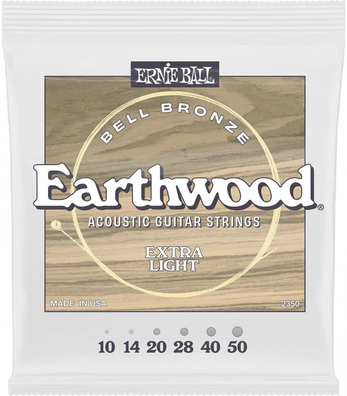Jeu de Cordes pour Guitare Folk Ernie Ball 2350 – Extra light 10-14-20-28-40-50