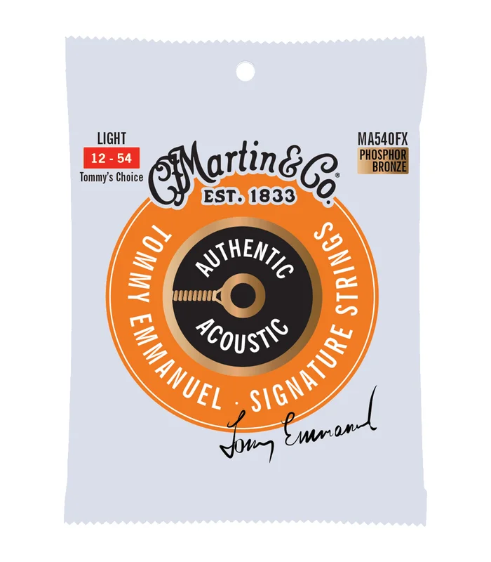 Jeu de Cordes pour Guitare Folk MARTIN & CO MA540FX Flexible Core, Flexible Core, Light, 92/8