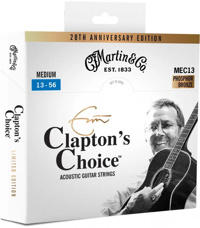Jeu de Cordes pour Guitare Folk Martin MEC13-LTD – Clapton Medium 13-56 limited edition