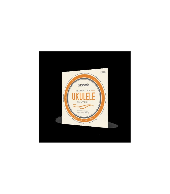 Jeu de Cordes pour Ukulélé D&rsquo;Addario EJ88B Nyltech Ukulele, Baritone