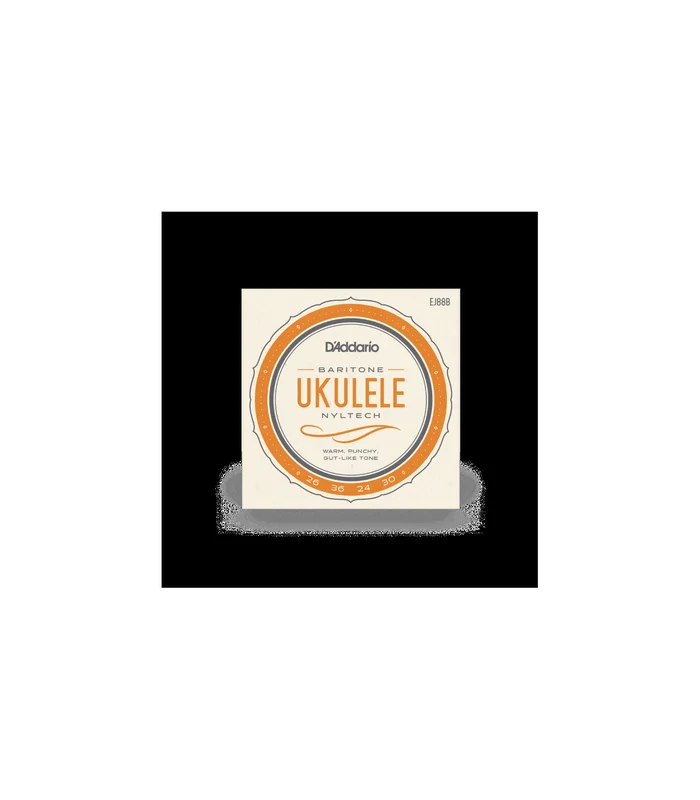 Jeu de Cordes pour Ukulélé D’Addario EJ88B Nyltech Ukulele, Baritone – Image 2