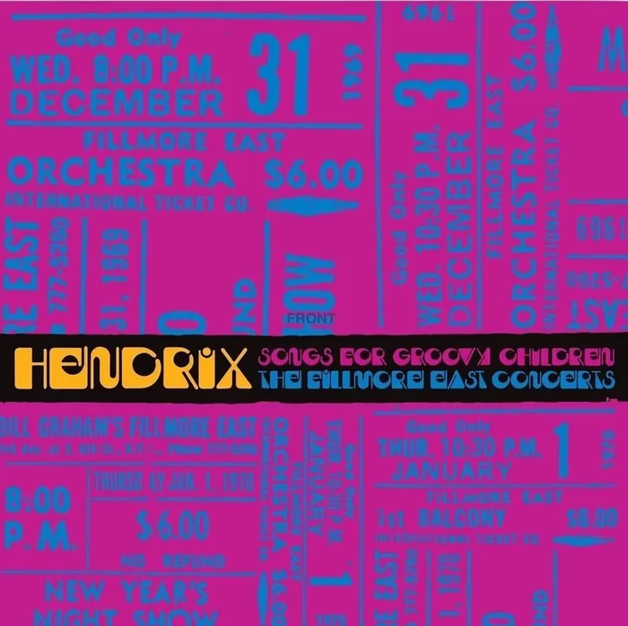 Jimi Hendrix – Songs For Groovy Children (The Fillmore East Concerts Highlights) (Blue Coloured) (LP)