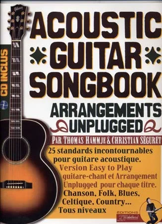 Jjrebillard Acoustic Guitar Songbook Rebillard Tab + CD