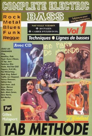 Jjrebillard Malapert Gilles – Complete Electric Bass Vol.1 + CD