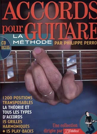 Jjrebillard PERRON P. – ACCORDS POUR GUITARE – 1200 POSITIONS TRANSPOSABLES + CD