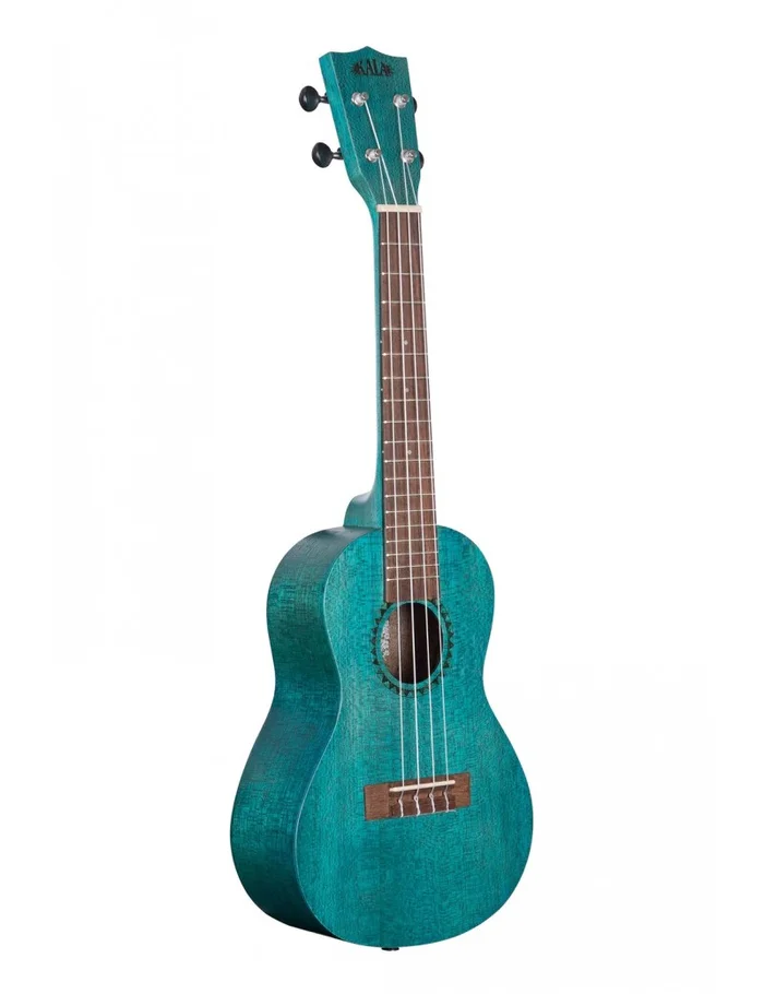 Kala KA-MRT-BLU-C blue stained meranti ukulele concert – Image 2