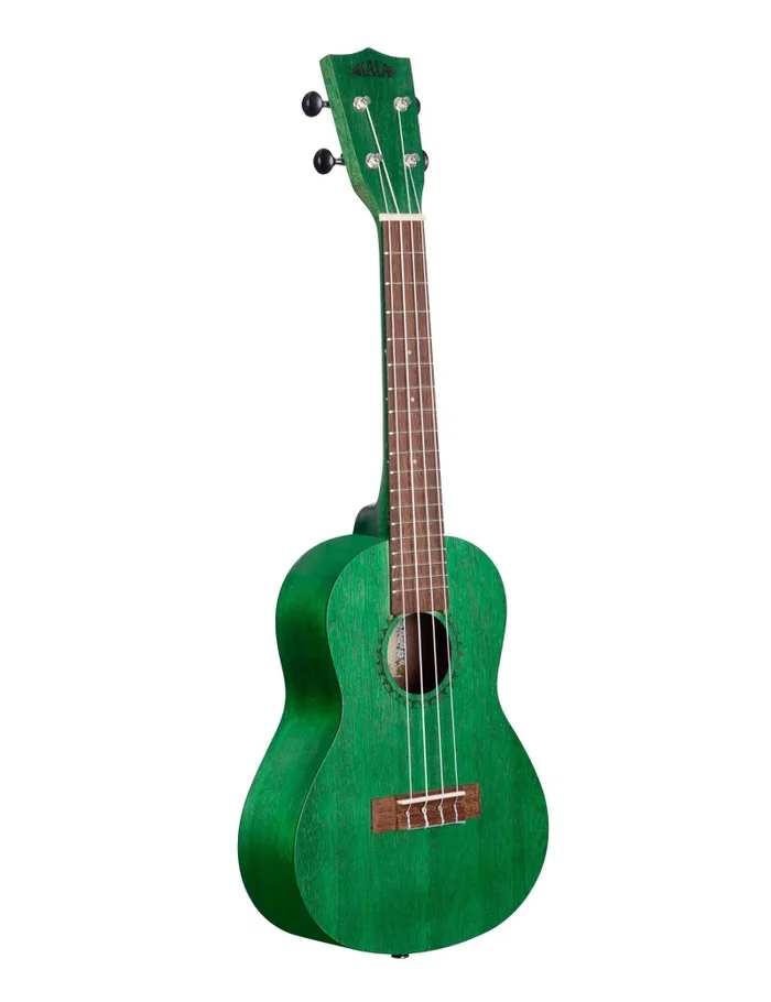 Kala KA-MRT-GRN-C green stained meranti ukulele concert – Image 2