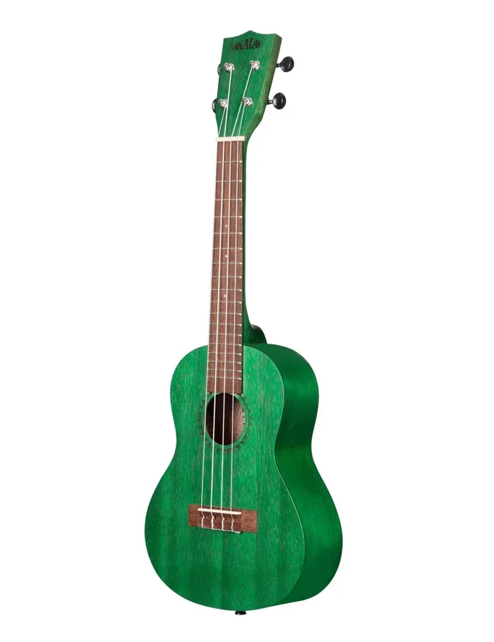 Kala KA-MRT-GRN-C green stained meranti ukulele concert – Image 4