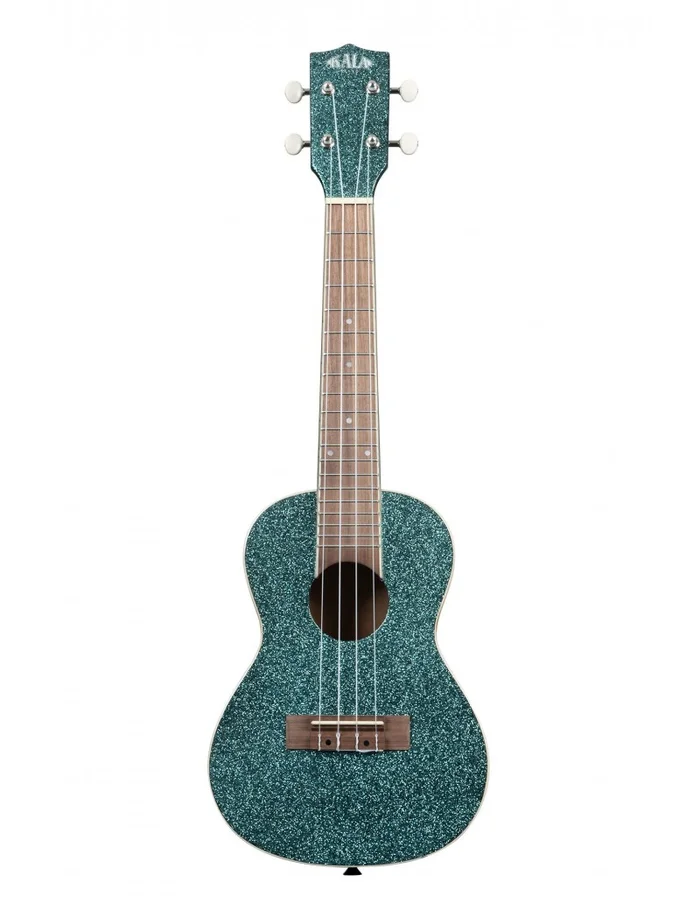 Kala KA-SPRK-AQUA Sparkle Rhapsody in Blue Ukulele Concert