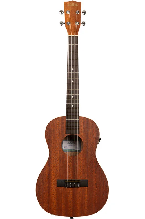 KALA Satin Mahogany Bariton EQ Gaucher + Housse