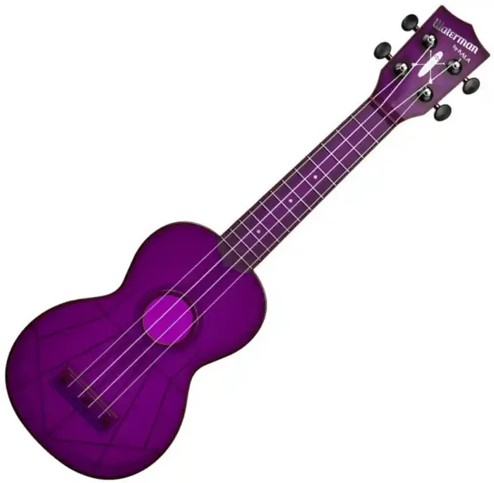 Kala Waterman Grape Fluorescent Ukulélé soprano