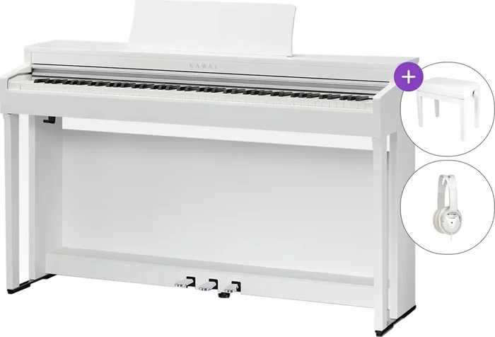 Kawai CN201 SET Piano numérique Premium Satin White