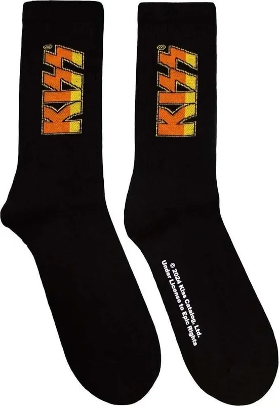 Kiss Chaussettes Classic Logo Black 40-45