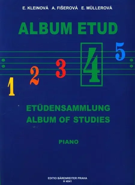 Kleinová-Fišerová-Müllerová Album etud 4 Notes