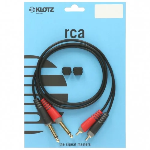 KLOTZ AT-CJ0300 CÂBLE TWIN PRO 2 RCA /2 JACK – 3M
