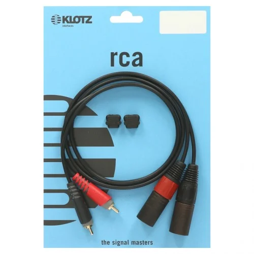 KLOTZ AT-CM0300 TWINCABLE 2 RCA/2 XLR M. – 3M