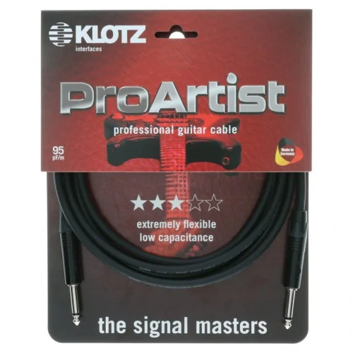 KLOTZ IKN06PPSW PRO ARTIST IKN CÂBLE JACK/JACK – 6M