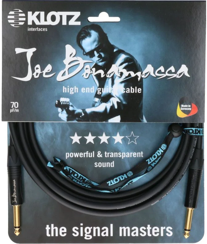 KLOTZ Joe Bonamassa Guitar 6M, Jack Mono – Jack Mono,