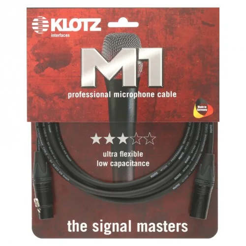 KLOTZ M1FM1N0300 CÂBLE XLR/XLR BY NEUTRIK – 3M