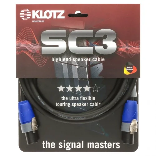 KLOTZ SC3-10SW CÂBLE HP SPEAKON/SPEAKON – 10M