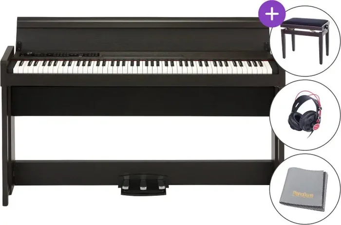 Korg C1 AIR SET Piano numérique Brown