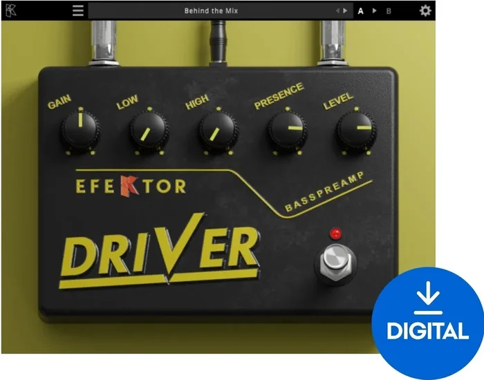 KUASSA Efektor Bass Driver Preamp (Produit numérique)