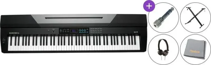 Kurzweil KA70-LB SET Piano de scène Black