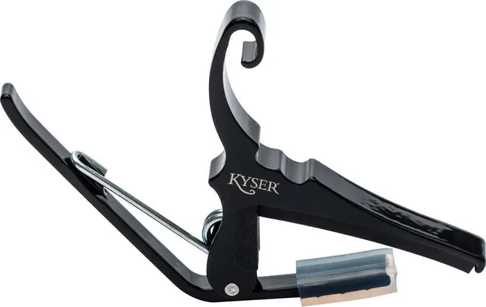 Kyser KG6BA Quick-Change Black Capodastre pour guitare accoustique