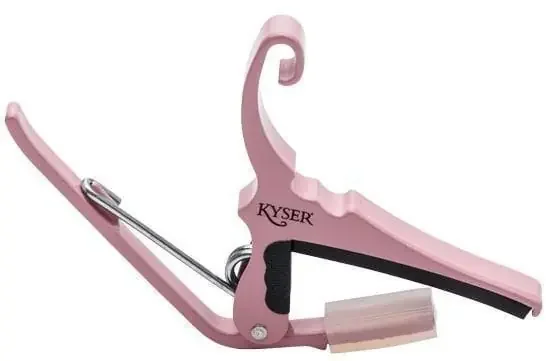 Kyser KG6KA Quick-Change Pink Capodastre pour guitare accoustique