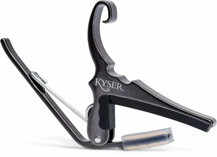 Kyser Quick-Change Black Chrome Capodastre pour guitare accoustique