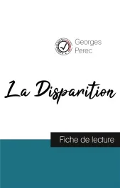 La Disparition. Fiche de lecture