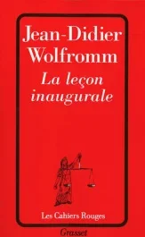 La leçon inaugurale
