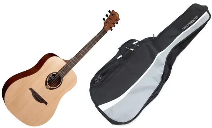 LAG T70D SET Natural Satin Guitare acoustique